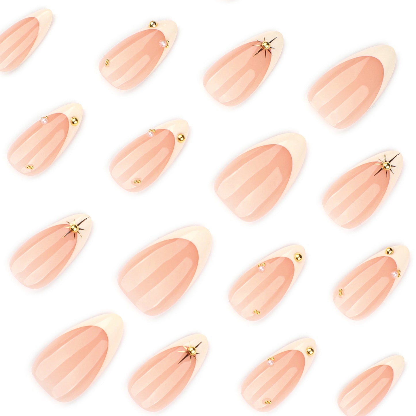 Elegant Nail Art with Gold Accents
