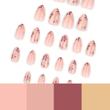 Floral Press On Nails