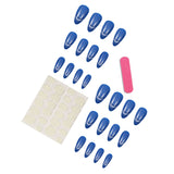 Royal Blue Glitter Press on Nails