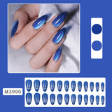 Royal Blue Glitter Press on Nails