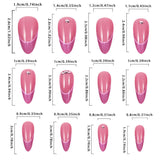 Luxury Rhinestone Accent Press-On Nails