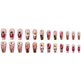 Vibrant Nature & Ladybug Luxury Press-On Nails