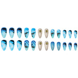 Ocean Dolphin & Seashell Press-On Nails