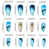 Ocean Wave Dolphin 3D Press-On Nails