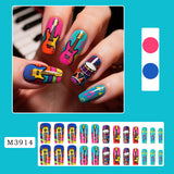 Colorful Music Art Press-On Nails