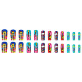 Colorful Music Art Press-On Nails
