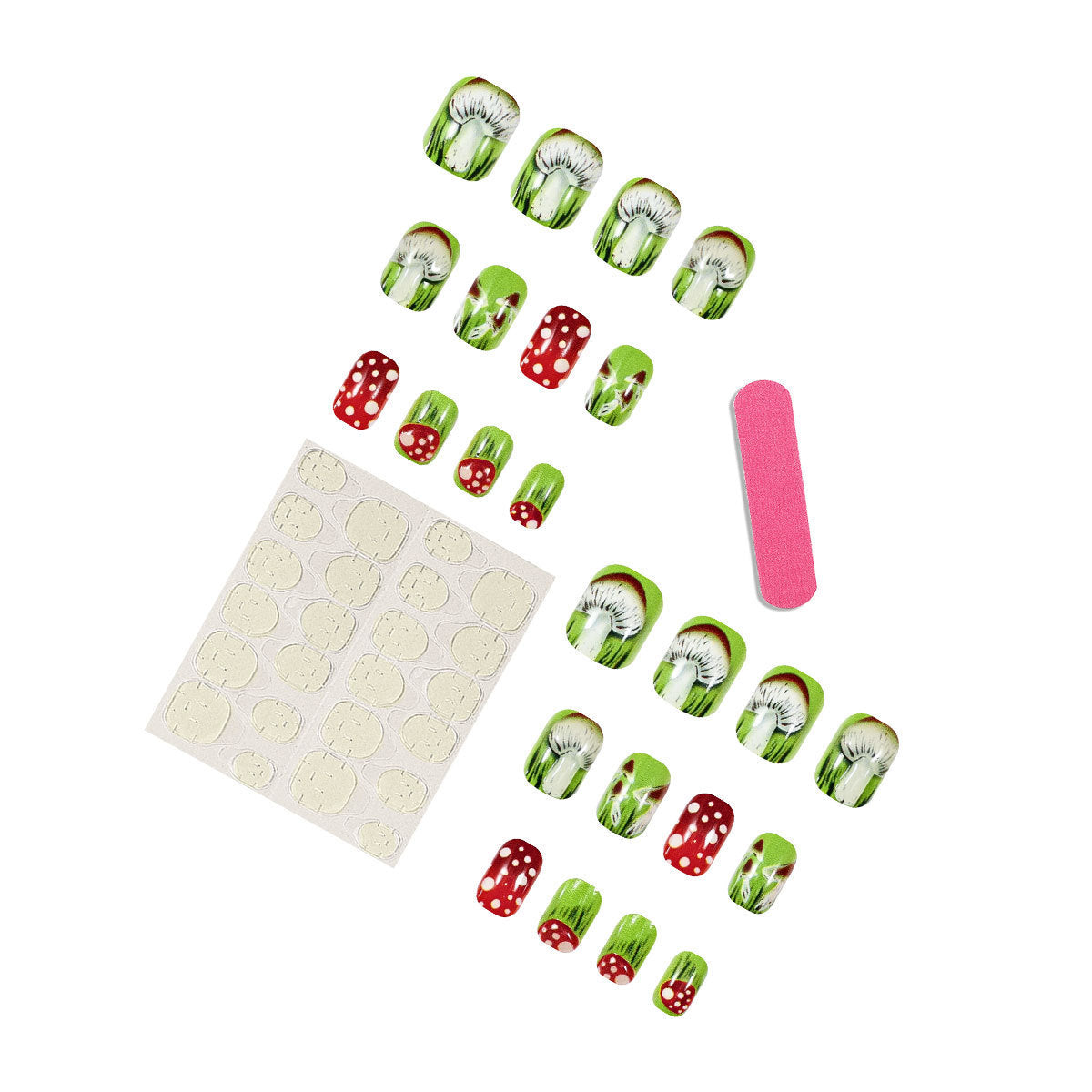 3D Mushroom Nail Art Stickers