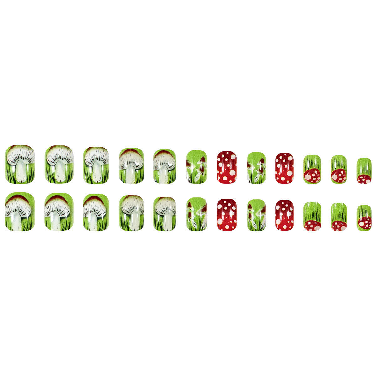 3D Mushroom Nail Art Stickers