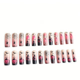 Halloween Ghost & Pumpkin Coffin Press-On Nails