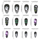Halloween Ghost Press On Nails Set