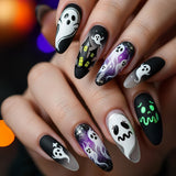 Halloween Ghost Press On Nails Set
