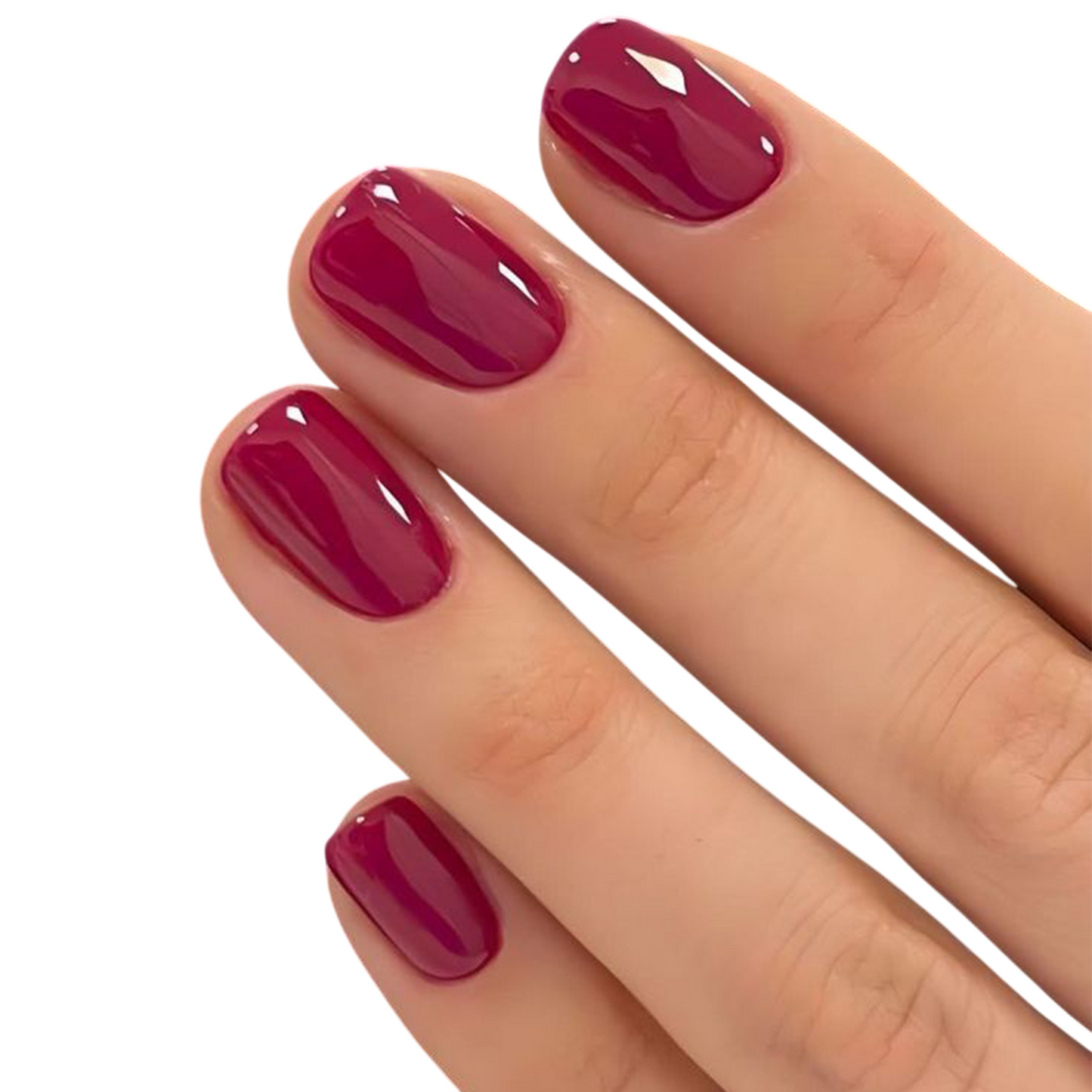 Glossy Square Press On Nails 24 Piece Set