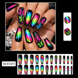 Butterfly Gradient Press On Nails Coffin Set