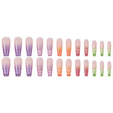 Cat Eye Chrome Press-On Nails 24Pcs Set