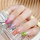 Cat Eye Chrome Press-On Nails 24Pcs Set