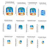 Tropical Beach Press-On Toenails