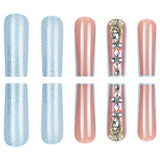 Rhinestone Press On Nail Set