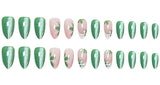 Leaf Design Press On Nails