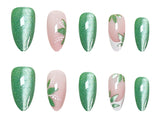 Leaf Design Press On Nails