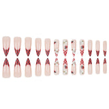Floral Ladybug Press On Nails