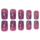 Floral Bee Nail Art Stickers