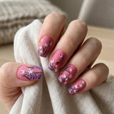 Floral Bee Nail Art Stickers
