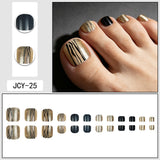 Zebra Pattern Toe Nail Stickers
