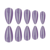 Glossy Almond Press-On Nails