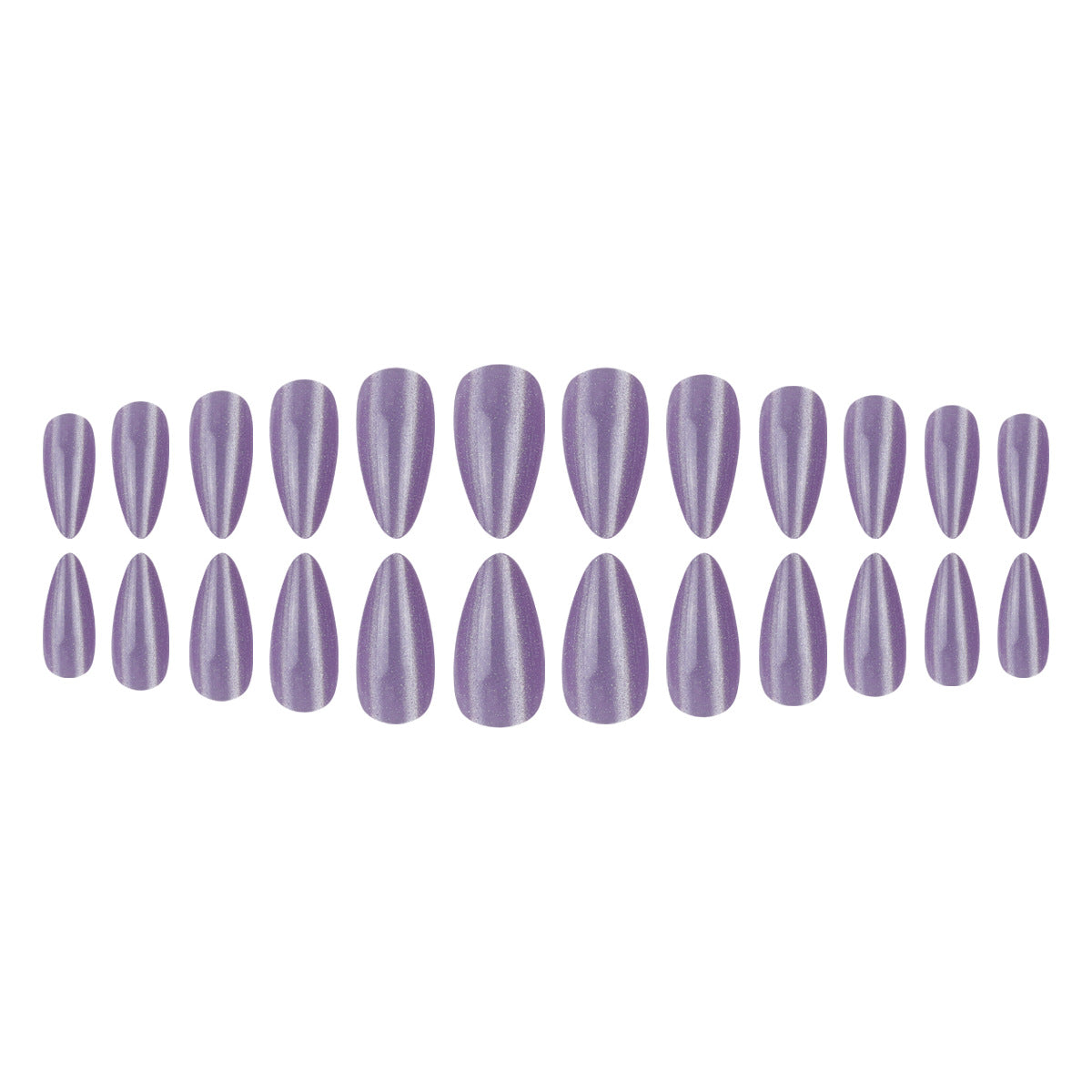 Glossy Almond Press-On Nails