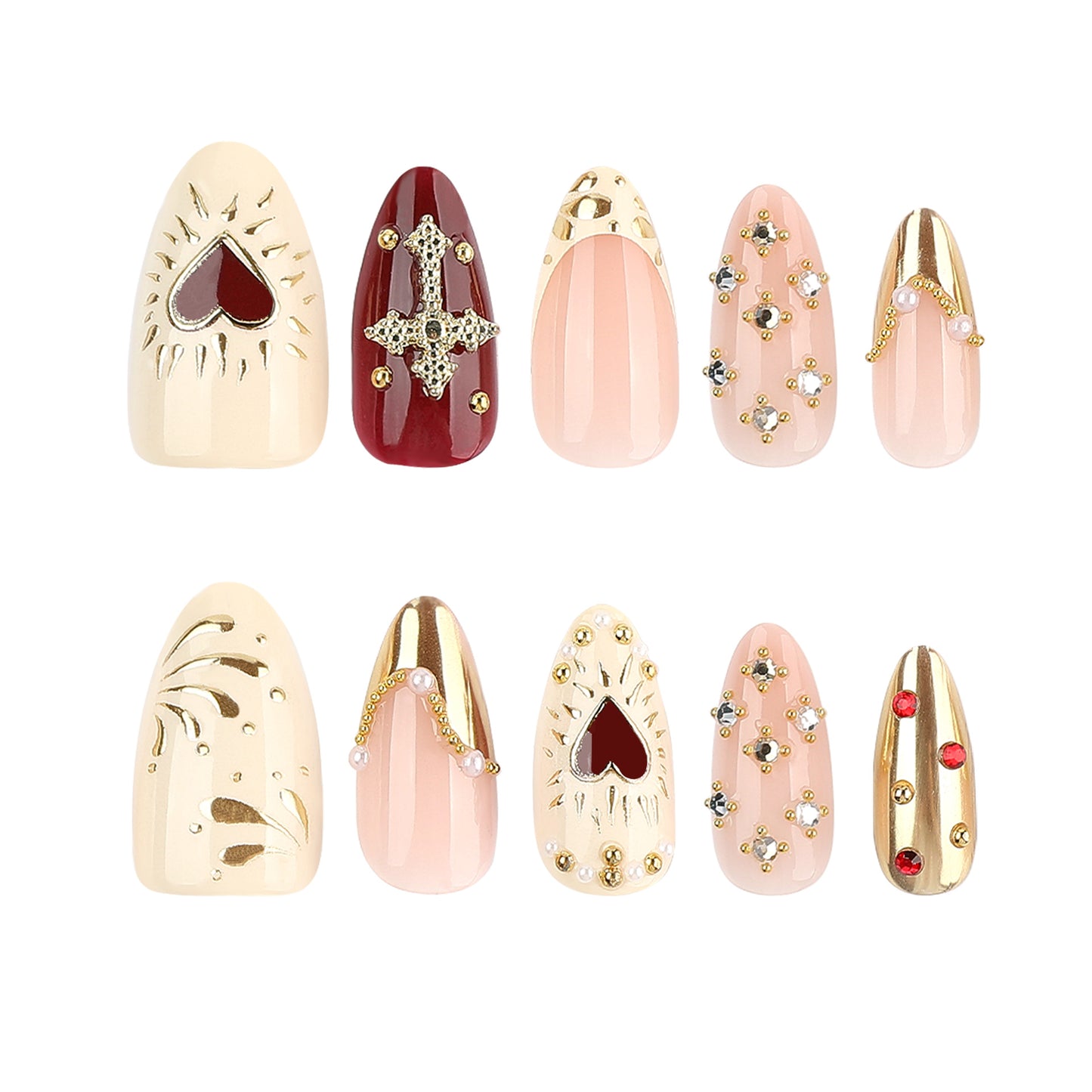 Women's 3D Rhinestone Nail Art Set