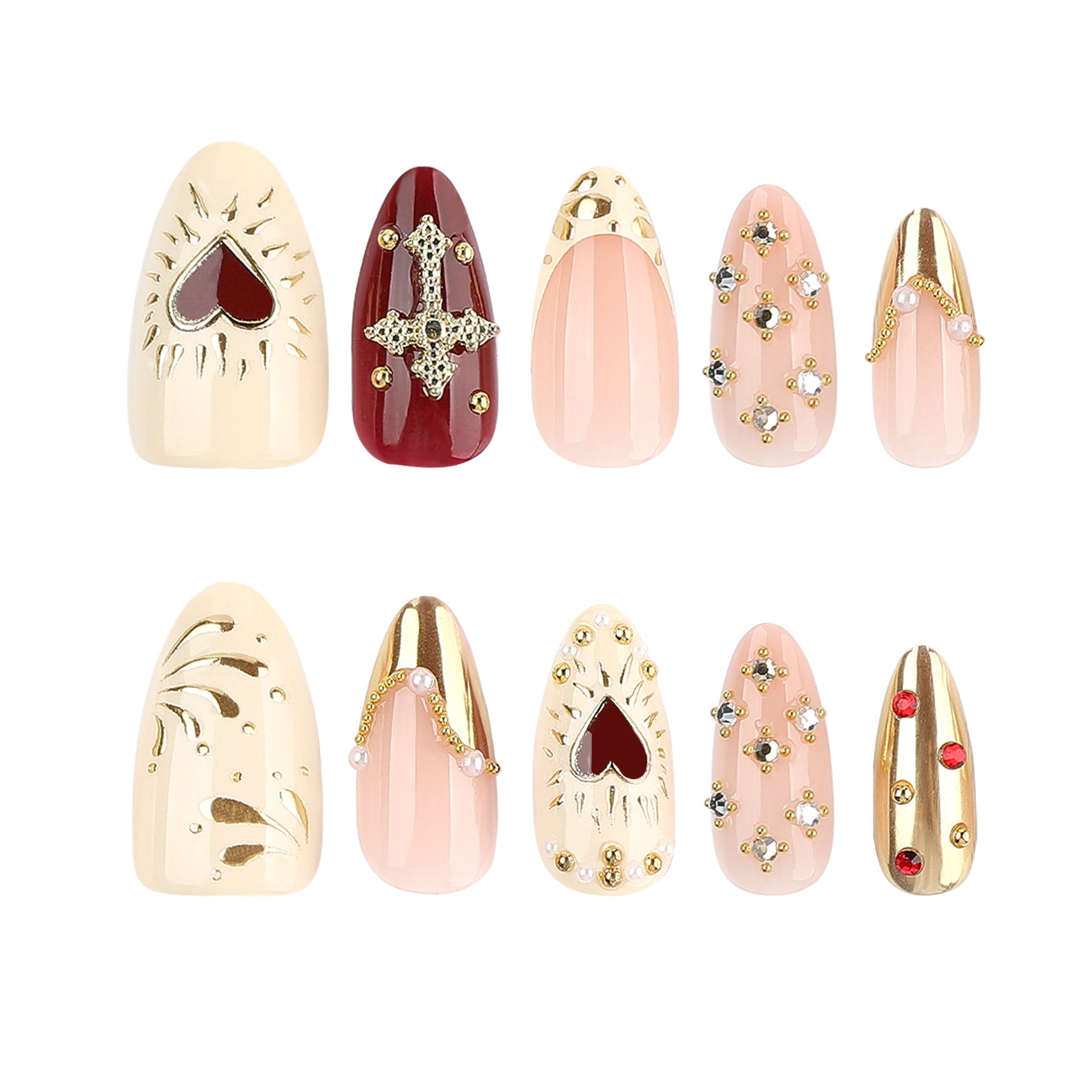Women's 3D Rhinestone Nail Art Set