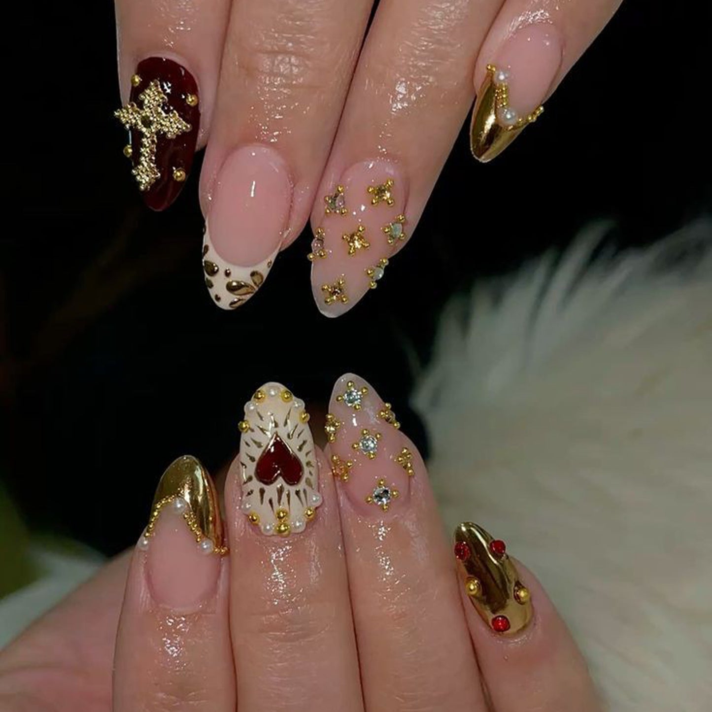 Women's 3D Rhinestone Nail Art Set
