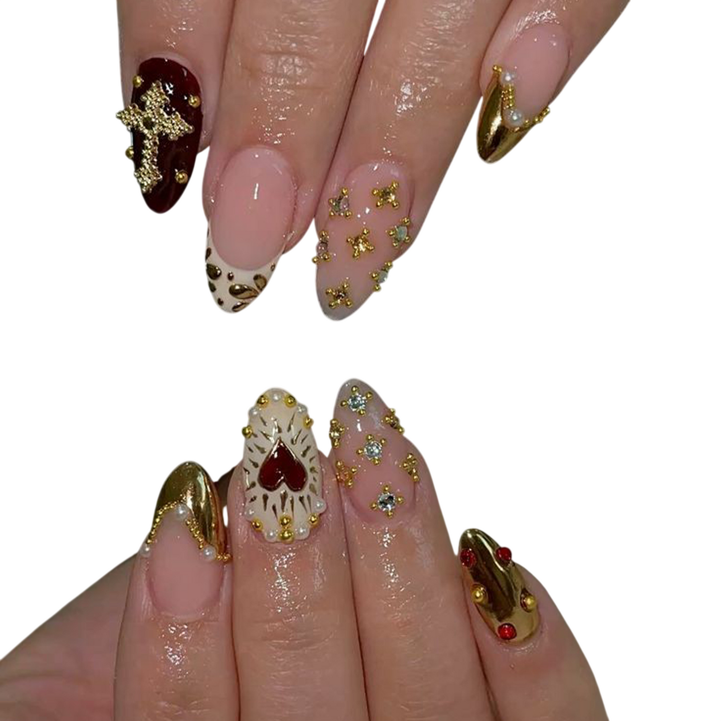 Women's 3D Rhinestone Nail Art Set