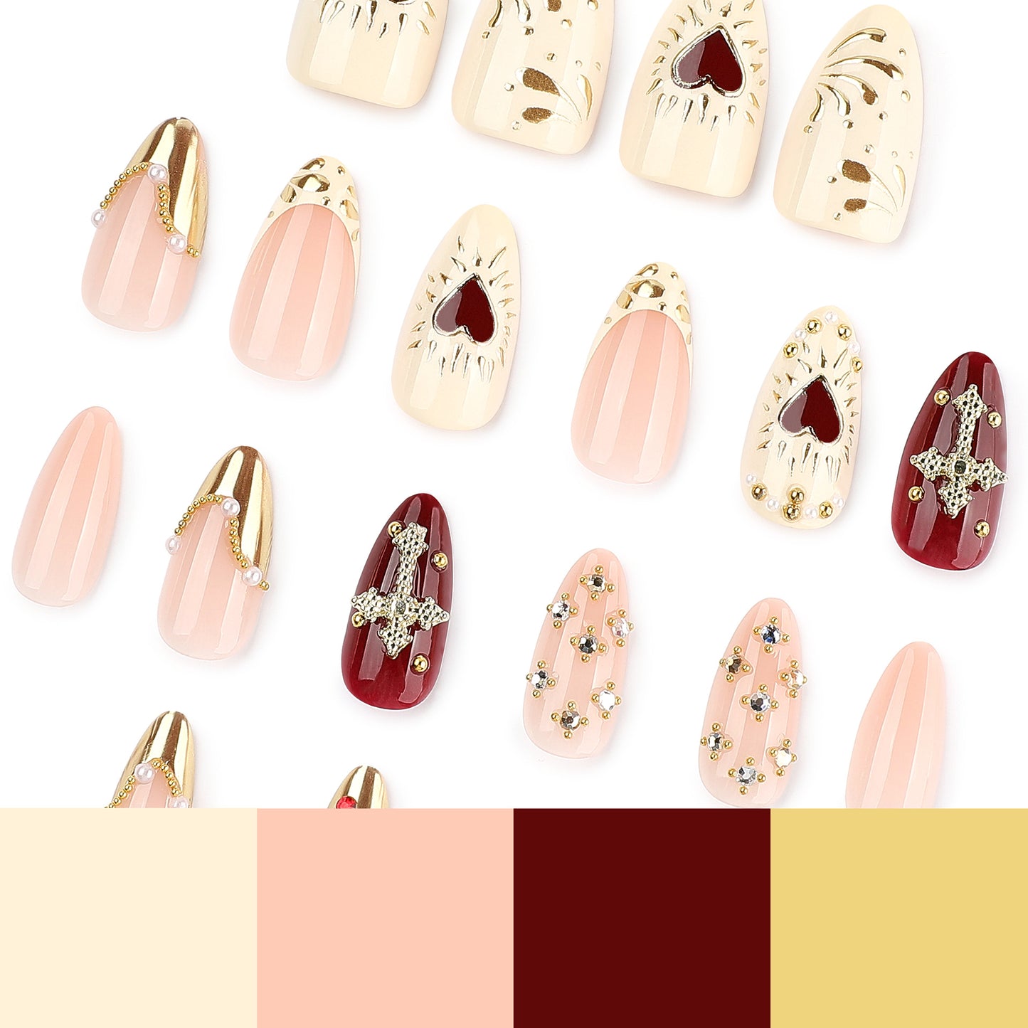 Women's 3D Rhinestone Nail Art Set