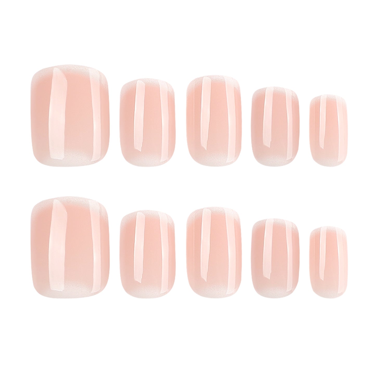 Women's Glossy Nude Press-On Nail Set