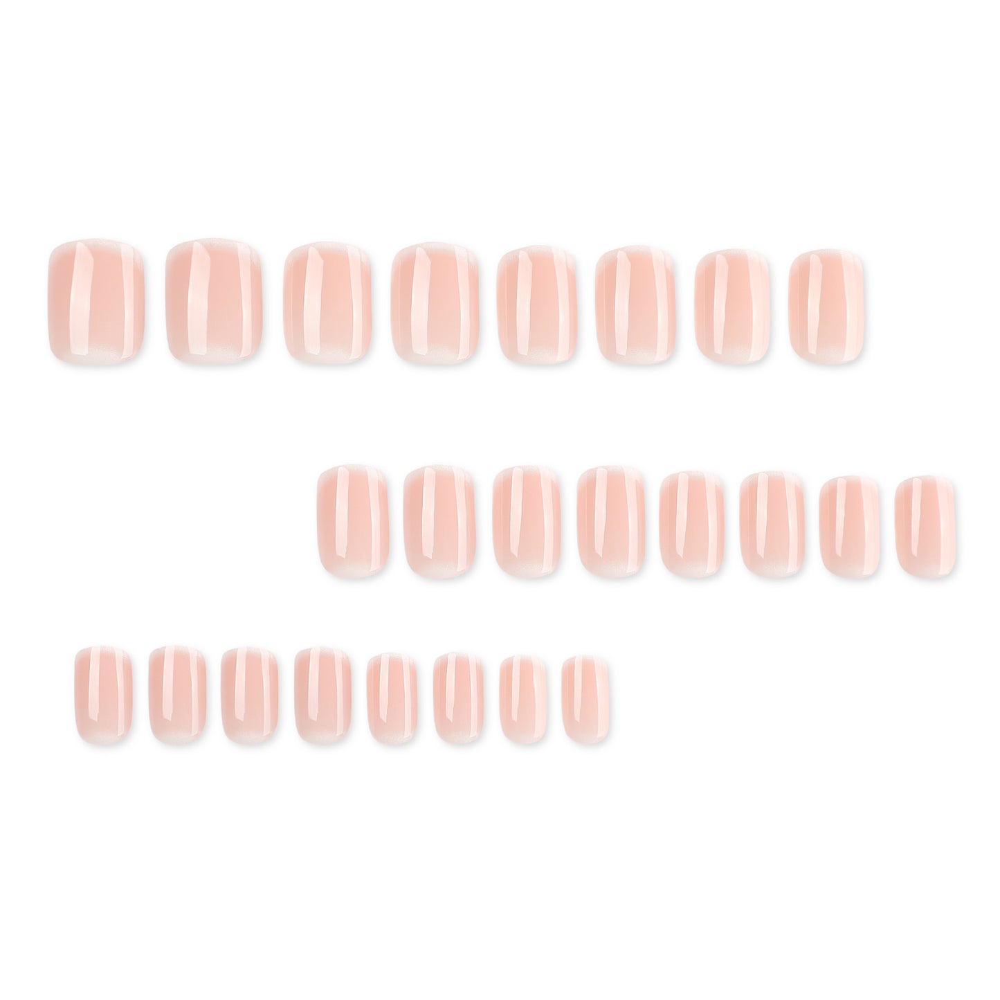 Women's Glossy Nude Press-On Nail Set