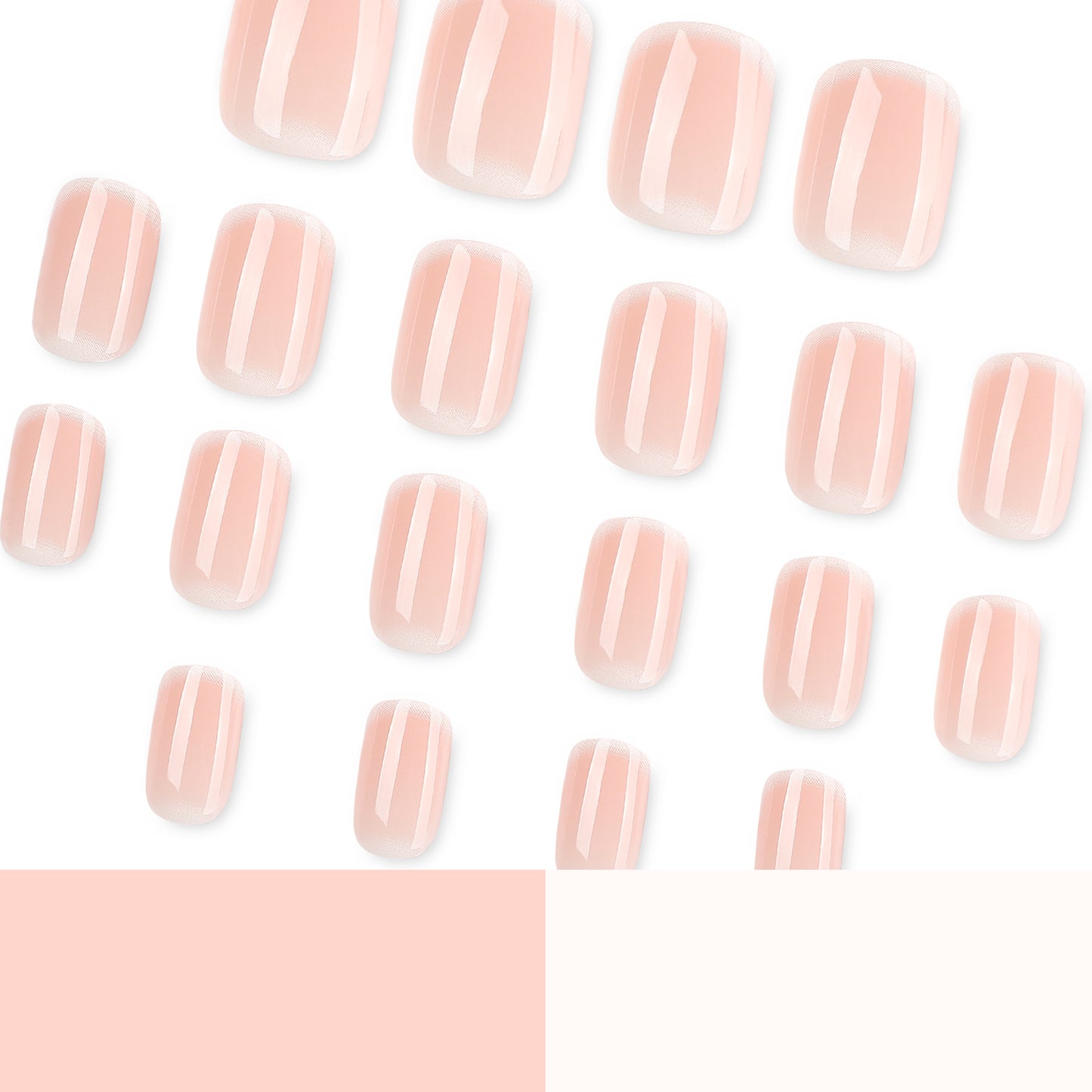 Women's Glossy Nude Press-On Nail Set