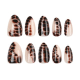 Leopard Print Almond Press-On Nails
