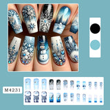 Winter Snowflake Press-On Nail Set