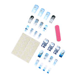 Winter Snowflake Press-On Nail Set