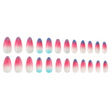 Gradient Ombre Almond Press-On Nails