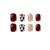 Glossy Short Square Press On Nails