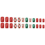 Holiday Glitter Press-On Nails Set