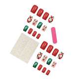 Holiday Glitter Press-On Nails Set