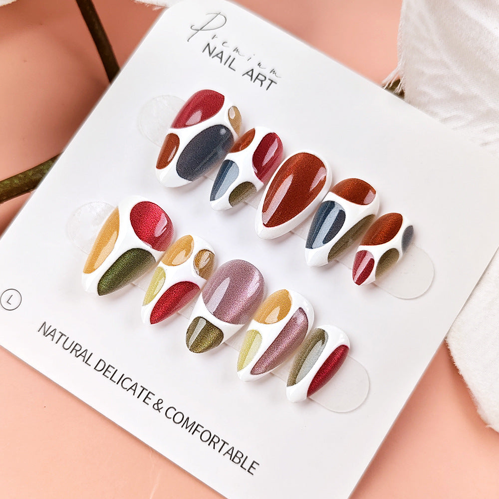 Abstract Press-On Nails