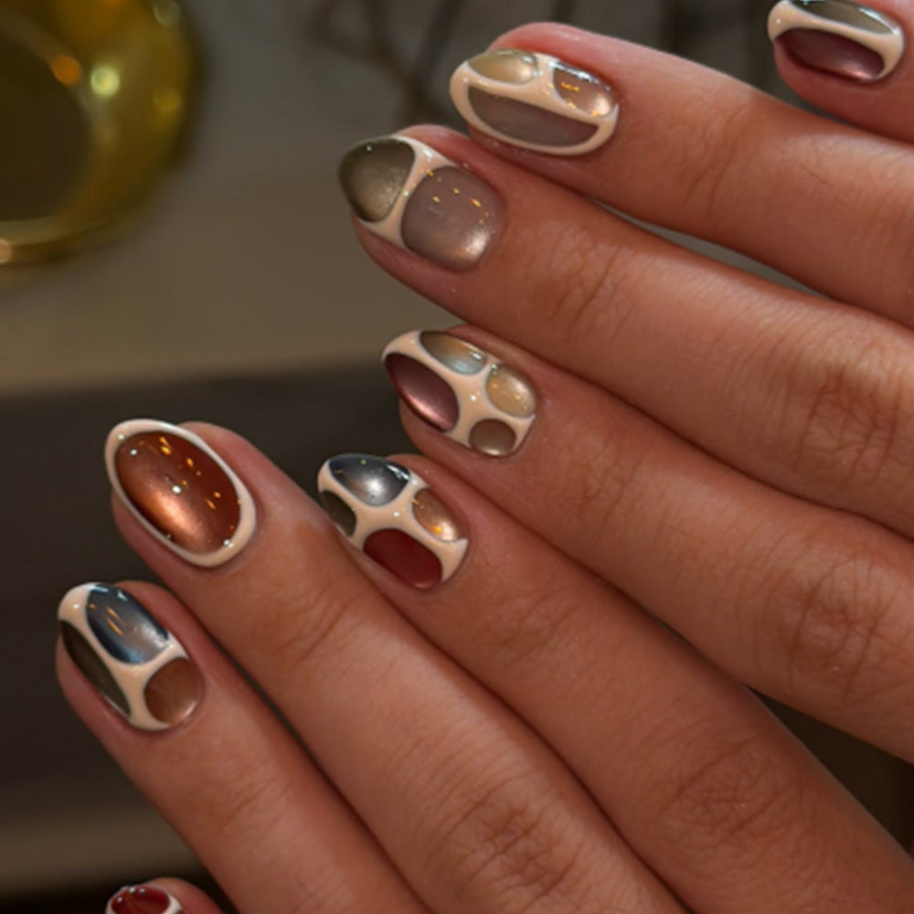 Abstract Press-On Nails