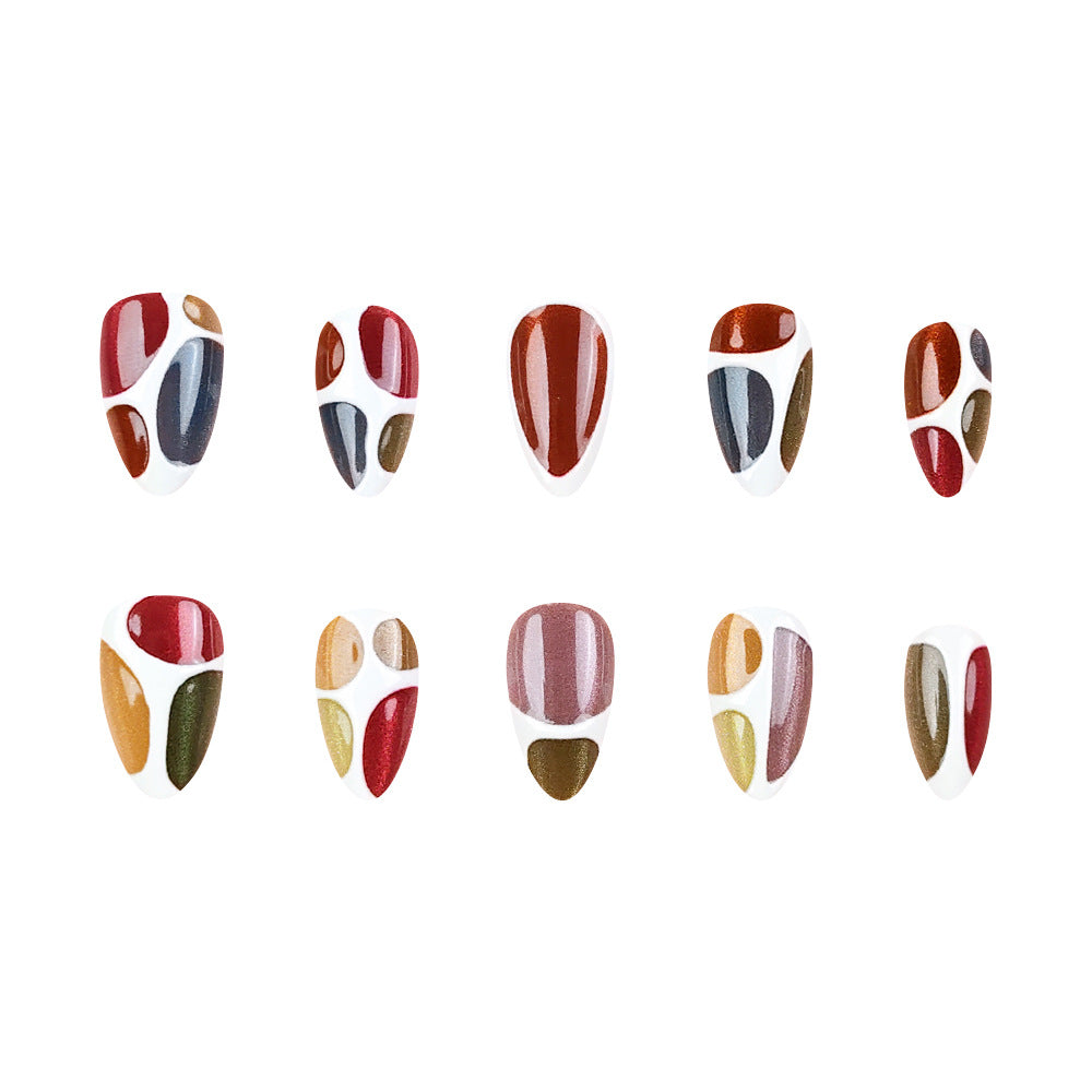 Abstract Press-On Nails