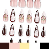 French Tip Stiletto Press On Nails