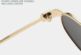 Retro Oval Sunglasses with Slim  Frame