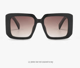 Women's Oversized Square Sunglasses with Gradient Lenses